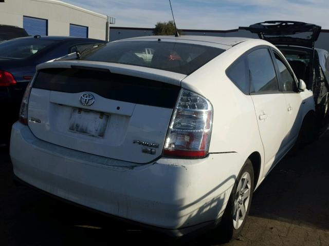 JTDKB20U693481921 - 2009 TOYOTA PRIUS WHITE photo 4