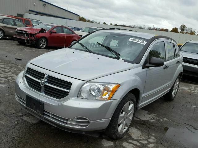 1B3HB48B57D115580 - 2007 DODGE CALIBER SX SILVER photo 2