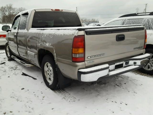 2GCEC19V721122153 - 2002 CHEVROLET SILVERADO TAN photo 3