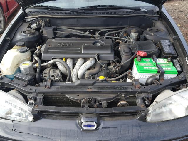 1Y1SK52892Z425942 - 2002 CHEVROLET GEO PRIZM 黑色 照片 7