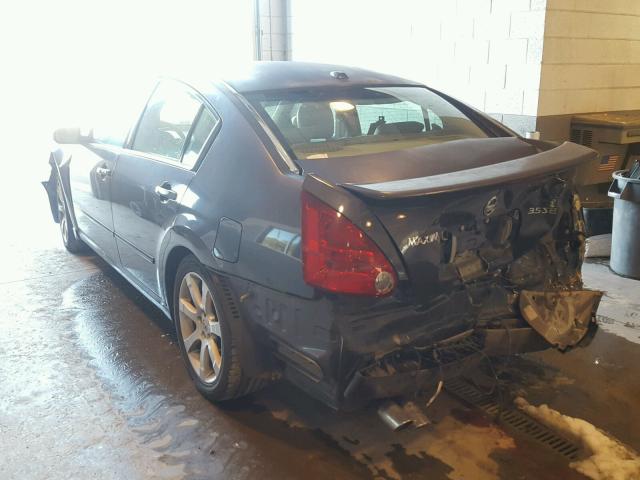 1N4BA41E47C801164 - 2007 NISSAN MAXIMA SE GRAY photo 3