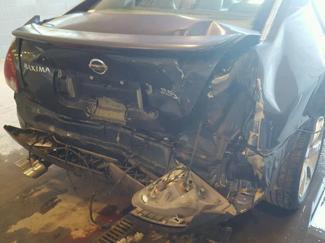 1N4BA41E47C801164 - 2007 NISSAN MAXIMA SE GRAY photo 9