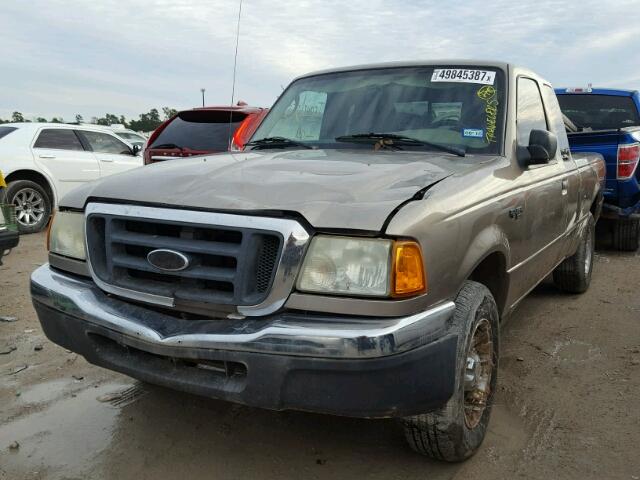 1FTYR44U44PB15887 - 2004 FORD RANGER SUP BEIGE photo 2