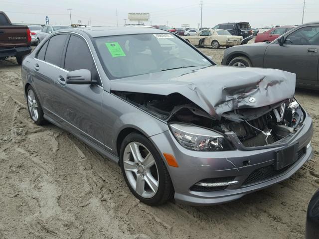 WDDGF5EB9BA419102 - 2011 MERCEDES-BENZ C 300 SILVER photo 1