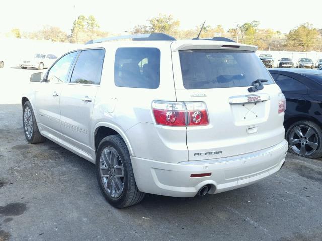 1GKKRTED8CJ248673 - 2012 GMC ACADIA DEN WHITE photo 3