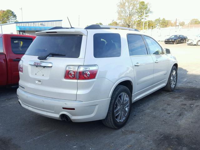 1GKKRTED8CJ248673 - 2012 GMC ACADIA DEN WHITE photo 4