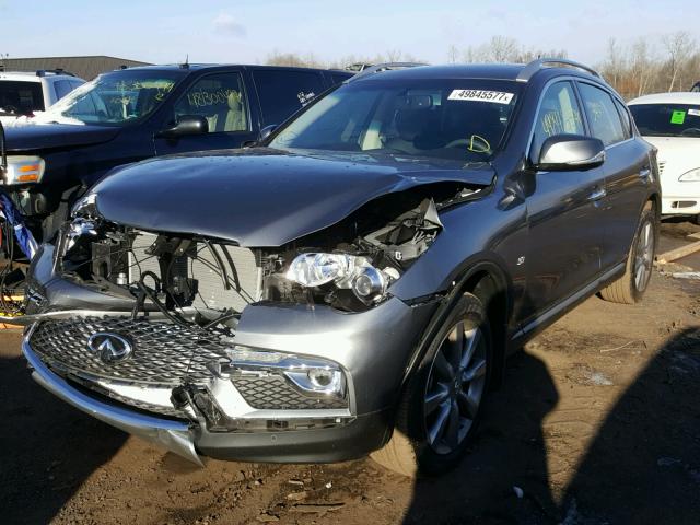 JN1BJ0RR4HM405728 - 2017 INFINITI QX50 GRAY photo 2