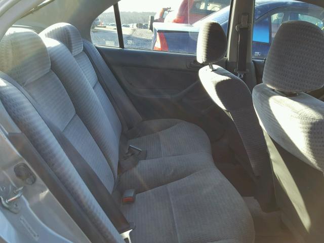 2HGEJ6613YH569780 - 2000 HONDA CIVIC BASE SILVER photo 6