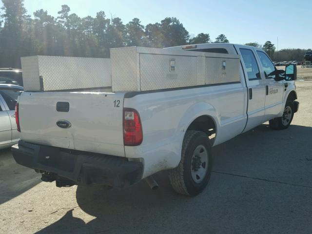 1FTSW20519EA79239 - 2009 FORD F250 SUPER WHITE photo 4