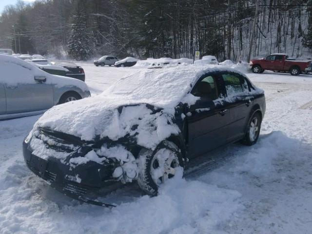 1G1AT58H097143434 - 2009 CHEVROLET COBALT LT BLUE photo 2