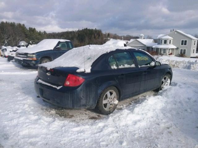 1G1AT58H097143434 - 2009 CHEVROLET COBALT LT BLUE photo 4