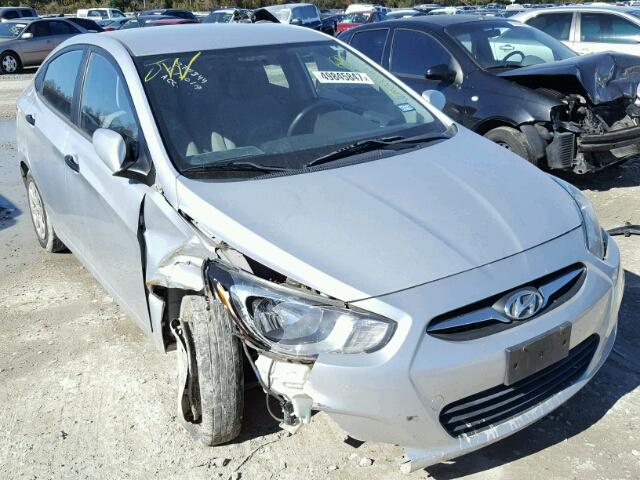 KMHCT4AE9CU078257 - 2012 HYUNDAI ACCENT GLS SILVER photo 1