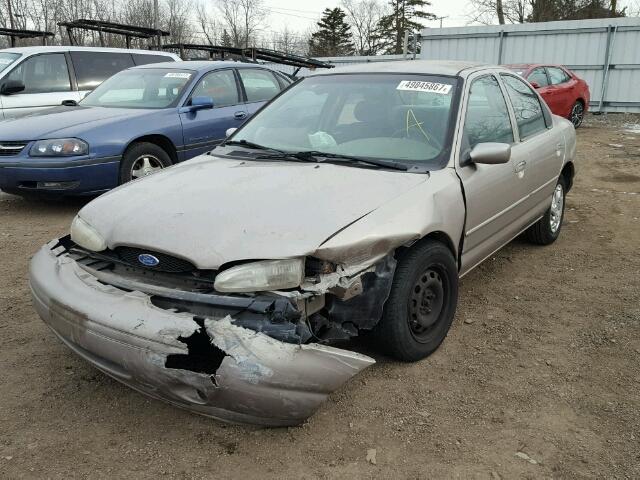 1FALP6537TK188996 - 1996 FORD CONTOUR GL TAN photo 2