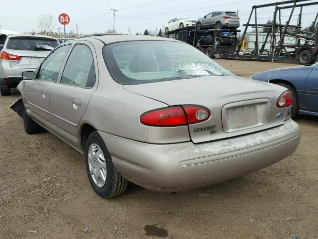 1FALP6537TK188996 - 1996 FORD CONTOUR GL თაფლისფერი ფოტო 3