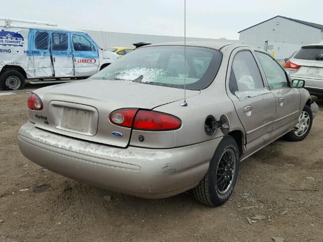 1FALP6537TK188996 - 1996 FORD CONTOUR GL TAN photo 4