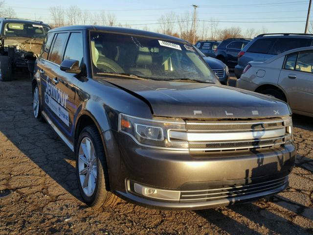 2FMHK6D84GBA04413 - 2016 FORD FLEX LIMIT SILVER photo 1