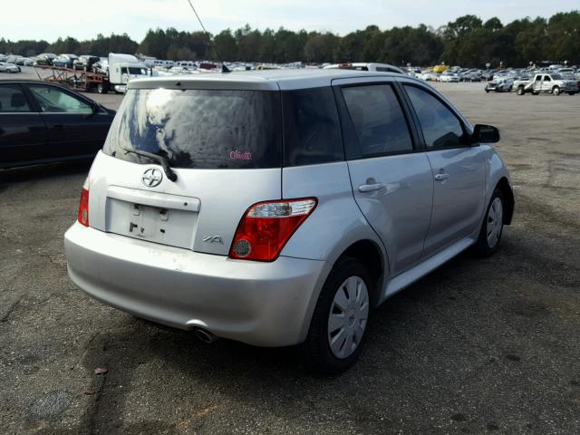 JTKKT624860159336 - 2006 TOYOTA SCION XA SILVER photo 4