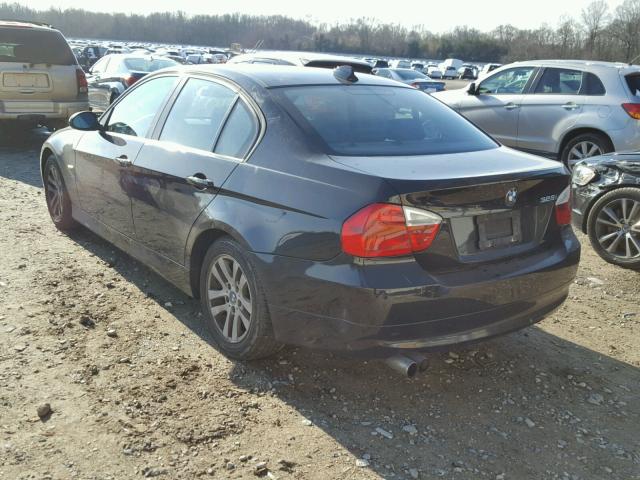 WBAVA37537NL13320 - 2007 BMW 328 I BLACK photo 3