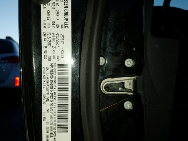 1J4NF2GB4AD512744 - 2010 JEEP PATRIOT SP BLACK photo 10