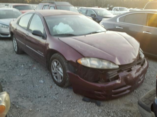 2B3HD46R6YH331033 - 2000 DODGE INTREPID MAROON photo 1