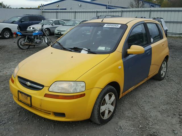 KL1TD66646B662040 - 2006 CHEVROLET AVEO BASE Сары фото 2