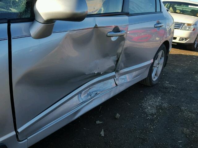 1HGFA16866L075725 - 2006 HONDA CIVIC EX 银色 照片 10