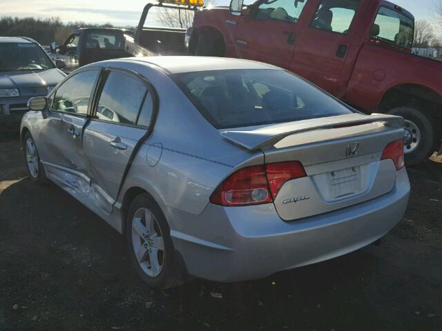 1HGFA16866L075725 - 2006 HONDA CIVIC EX 银色 照片 3