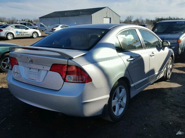 1HGFA16866L075725 - 2006 HONDA CIVIC EX 银色 照片 4