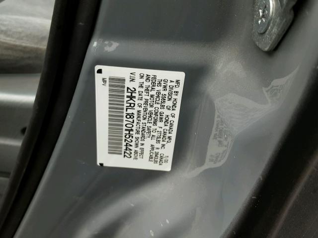 2HKRL18701H524422 - 2001 HONDA ODYSSEY EX SILVER photo 10