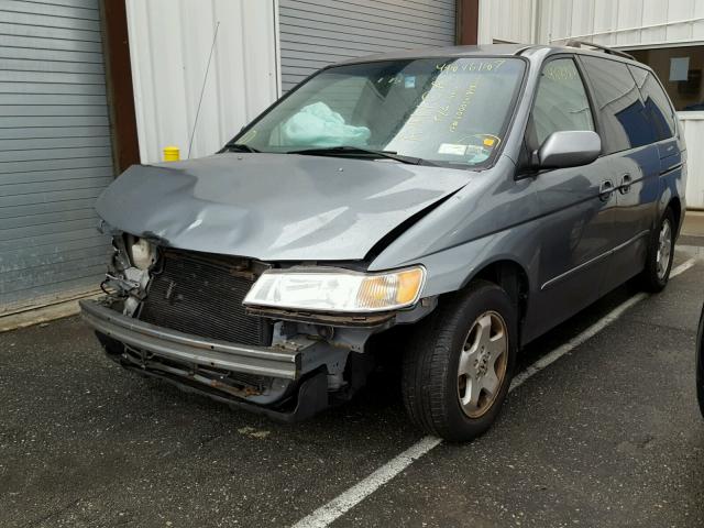 2HKRL18701H524422 - 2001 HONDA ODYSSEY EX SILVER photo 2