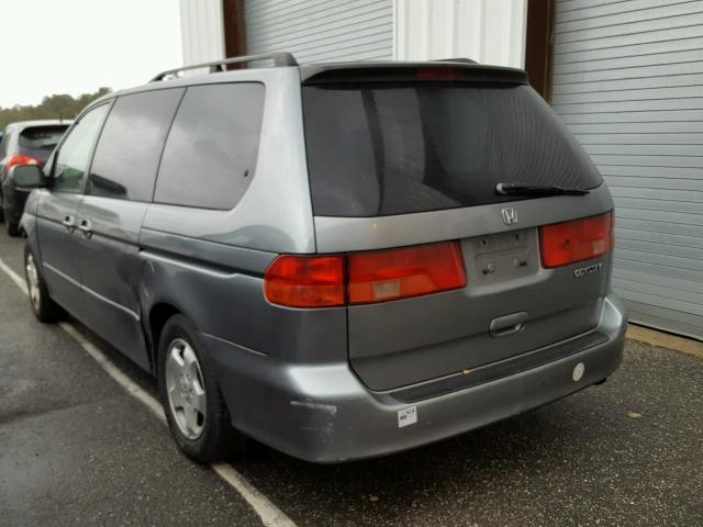 2HKRL18701H524422 - 2001 HONDA ODYSSEY EX SILVER photo 3