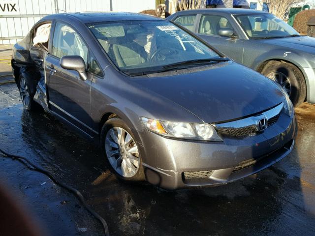 19XFA1F84AE035515 - 2010 HONDA CIVIC EX ნაცრისფერი ფოტო 1