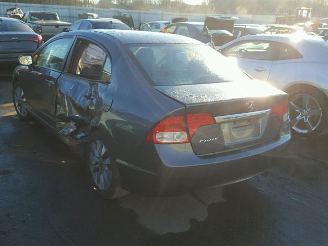 19XFA1F84AE035515 - 2010 HONDA CIVIC EX ნაცრისფერი ფოტო 3