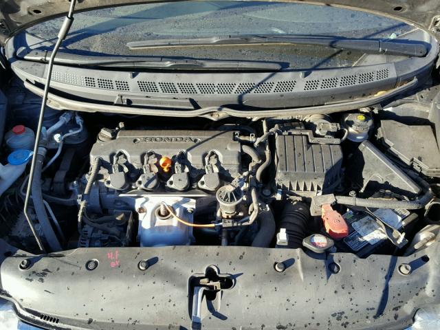 19XFA1F84AE035515 - 2010 HONDA CIVIC EX ნაცრისფერი ფოტო 7