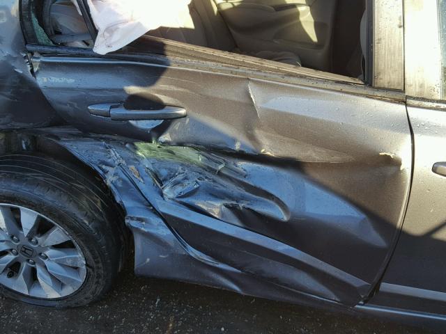 19XFA1F84AE035515 - 2010 HONDA CIVIC EX ნაცრისფერი ფოტო 9