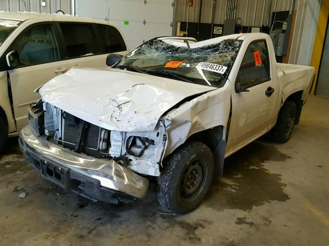 1GCCS14E888145545 - 2008 CHEVROLET COLORADO WHITE photo 2