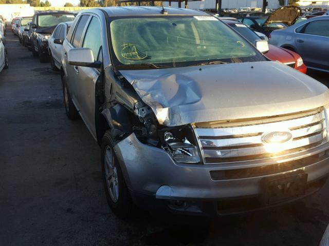 2FMDK38C08BA69708 - 2008 FORD EDGE SEL SILVER photo 1