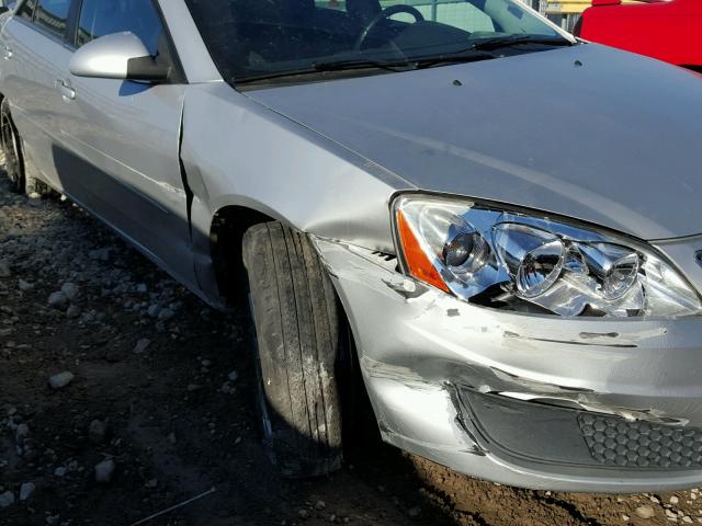 1G2ZA5E03A4158955 - 2010 PONTIAC G6 SILVER photo 9