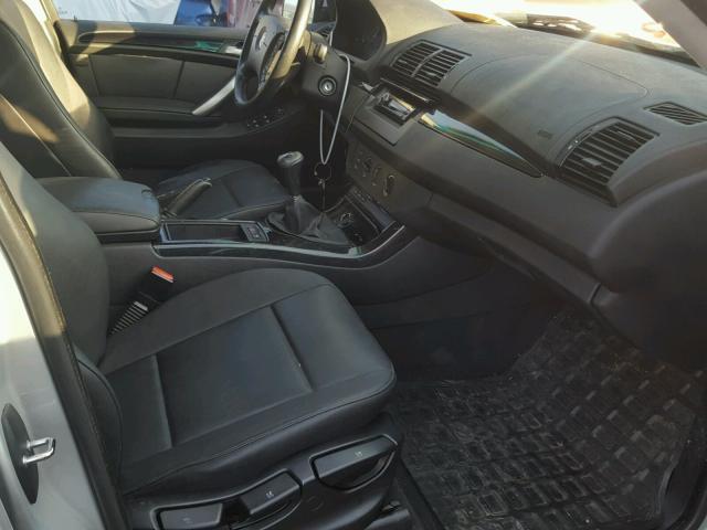 5UXFA535X2LH80328 - 2002 BMW X5 3.0I SILVER photo 5