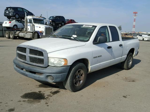 1D7HA18K44J117503 - 2004 DODGE RAM 1500 S WHITE photo 2