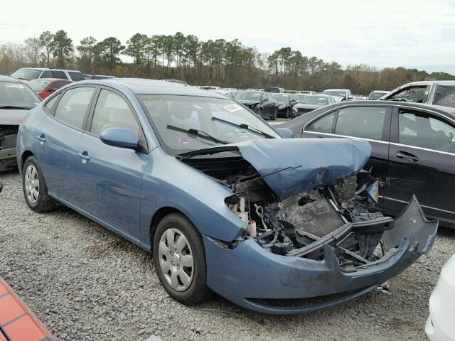 KMHDU46D37U127959 - 2007 HYUNDAI ELANTRA GL BLUE photo 1