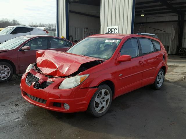 5Y2SL63865Z410700 - 2005 PONTIAC VIBE RED photo 2