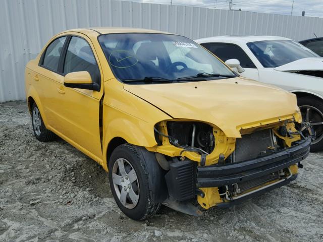 KL1TD5DE3AB109974 - 2010 CHEVROLET AVEO LS YELLOW photo 1