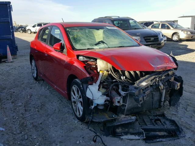 JM1BL1H50A1175768 - 2010 MAZDA 3 S RED photo 1