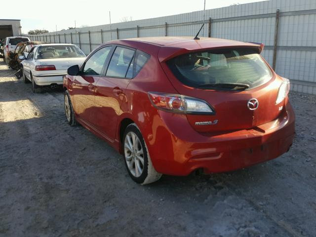 JM1BL1H50A1175768 - 2010 MAZDA 3 S RED photo 3