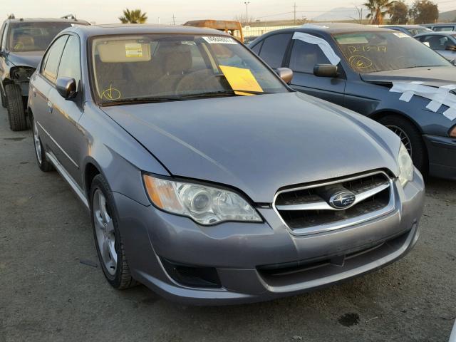 4S3BL616897233876 - 2009 SUBARU LEGACY 2.5 SILVER photo 1