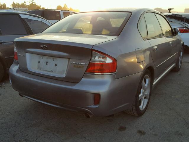 4S3BL616897233876 - 2009 SUBARU LEGACY 2.5 SILVER photo 4