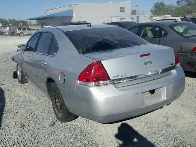 2G1WF5EK5B1319362 - 2011 CHEVROLET IMPALA LS SILVER photo 3