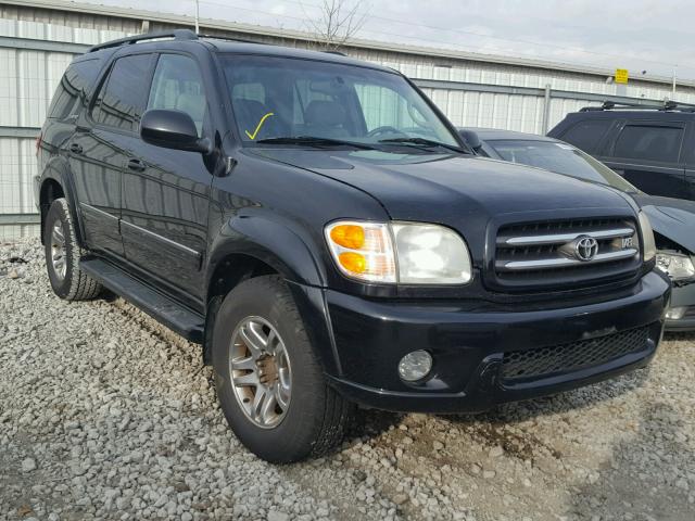 5TDBT48A13S174603 - 2003 TOYOTA SEQUOIA LI BLACK photo 1