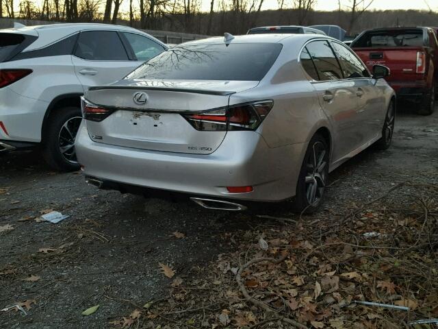 JTHBZ1BL4HA010336 - 2017 LEXUS GS 350 SILVER photo 4